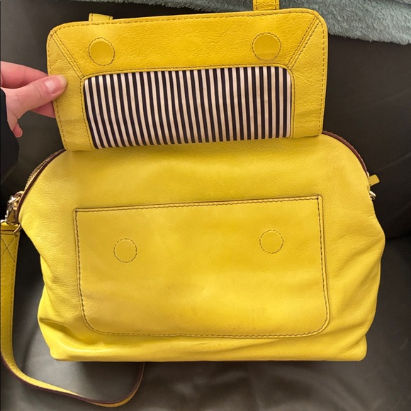 Kate Spade chartreuse Yellow Satchel